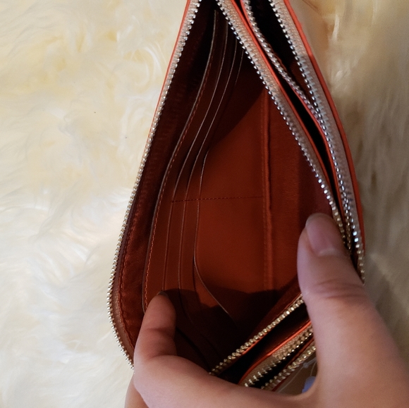 Coach Large Double Zip Wristlet - Picture 6 of 14